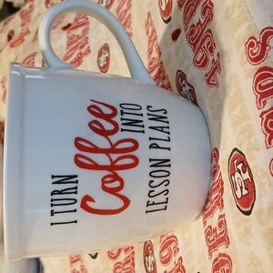 Collins 'I turn coffee into lesson plans' coffee mug